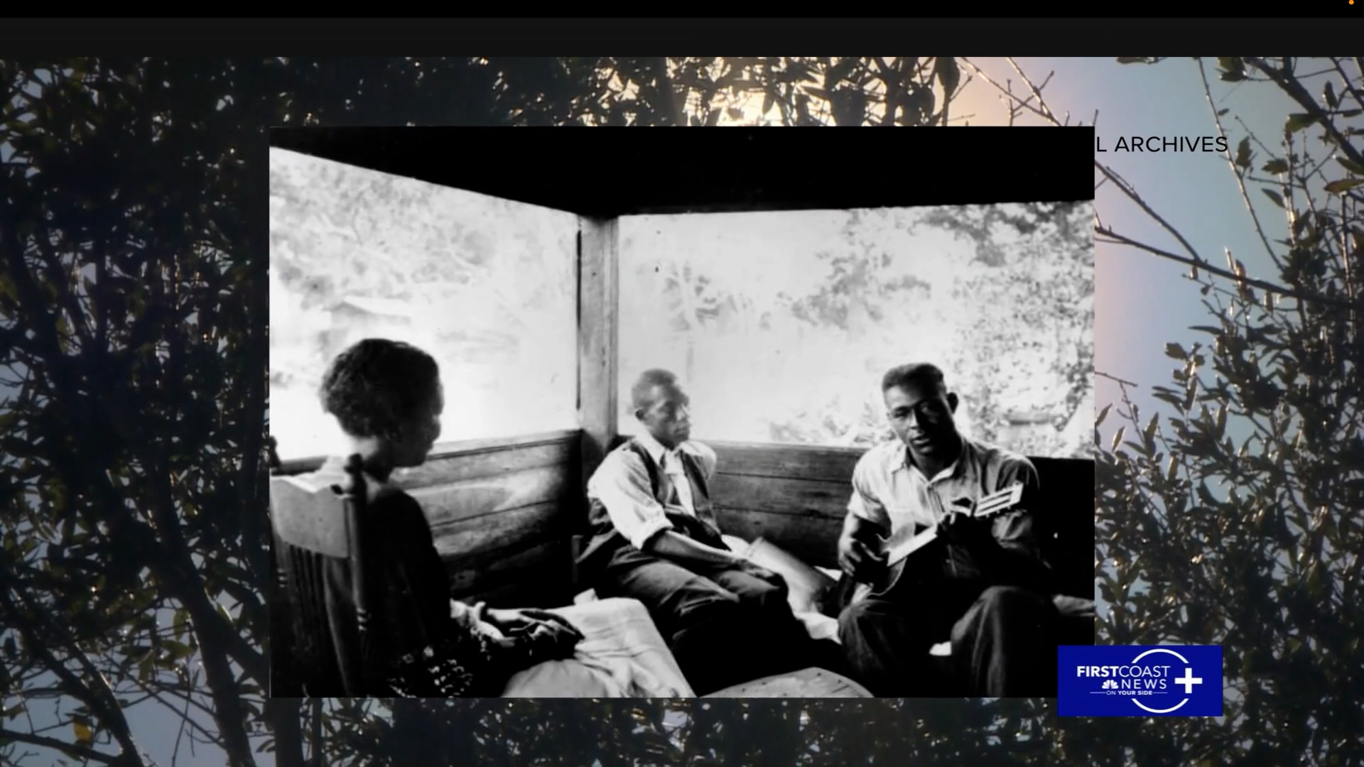 Close detail of interior doorway and low ceiling, nodding to the home’s age.