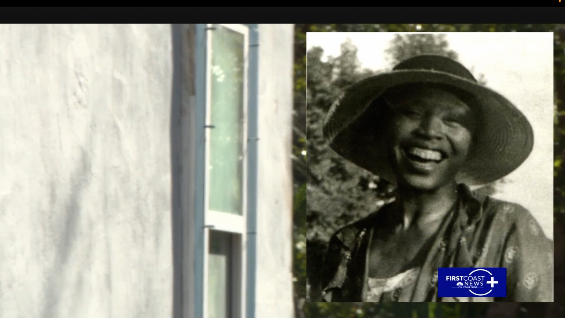 Archival-feeling angle of the side wall formerly bulging outward.